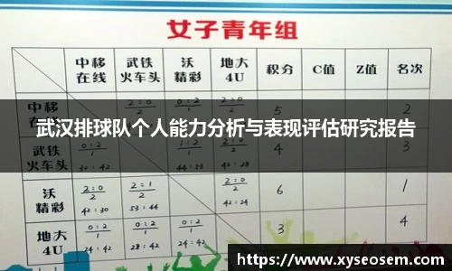 武汉排球队个人能力分析与表现评估研究报告